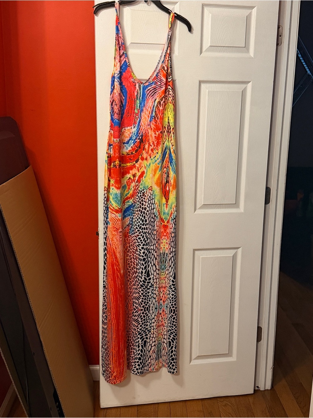 Vibrant Multicolor Maxi Dress — Sleeveless Summer Dress